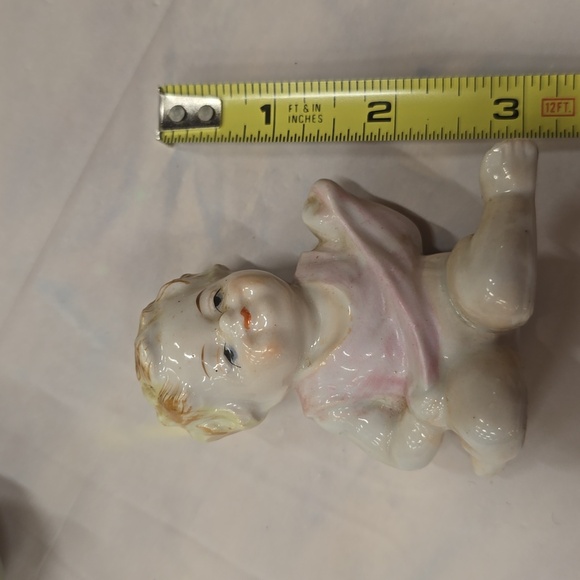 Vintage Bisque Piano Babies Japan Set Of 4 Porcelain - Picture 12 of 13